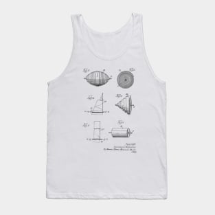 Appliance for Linear Bodies Vintage Patent Drawing Tank Top